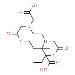 ChemSpider 2D Image | 2,2'-(1,2-Ethanediylbis{[2-oxo-2-(propylamino)ethyl]imino})diacetic acid | C16H30N4O6