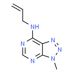 ChemSpider 2D Image | N-Allyl-3-methyl-3H-[1,2,3]triazolo[4,5-d]pyrimidin-7-amine | C8H10N6