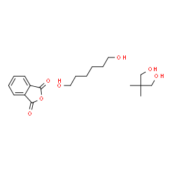 ChemSpider 2D Image | 2,2-dimethylpropane-1,3-diol;hexane-1,6-diol;isobenzofuran-1,3-dione | C19H30O7