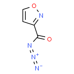 ChemSpider 2D Image | 1,2-Oxazole-3-carbonyl azide | C4H2N4O2