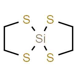 ChemSpider 2D Image | 1,4,6,9-Tetrathia-5-silaspiro[4.4]nonane | C4H8S4Si