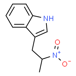 ChemSpider 2D Image | 3-(2-Nitropropyl)-1H-indole | C11H12N2O2