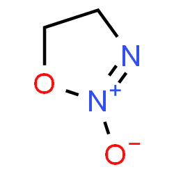 ChemSpider 2D Image | 4,5-Dihydro-1,2,3-oxadiazole 2-oxide | C2H4N2O2