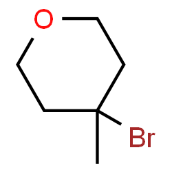 ChemSpider 2D Image | 4-Bromo-4-methyloxane | C6H11BrO
