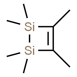 ChemSpider 2D Image | 1,1,2,2,3,4-Hexamethyl-1,2-dihydro-1,2-disilete | C8H18Si2