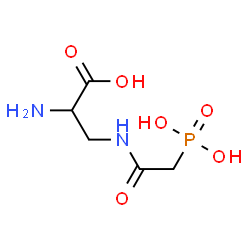 ChemSpider 2D Image | 3-[(Phosphonoacetyl)amino]alanine | C5H11N2O6P