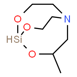 ChemSpider 2D Image | 3-Methyl-2,8,9-trioxa-5-aza-1-silabicyclo[3.3.3]undecane | C7H15NO3Si