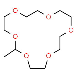 ChemSpider 2D Image | 2-Methyl-1,3,6,9,12,15-hexaoxacycloheptadecane | C12H24O6