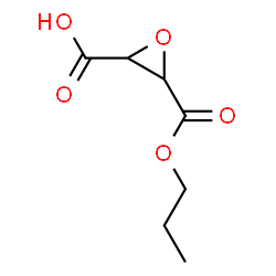 ChemSpider 2D Image | 3-(Propoxycarbonyl)-2-oxiranecarboxylic acid | C7H10O5