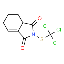 ChemSpider 2D Image | 2-[(Trichloromethyl)sulfanyl]-3a,4,5,6-tetrahydro-1H-isoindole-1,3(2H)-dione | C9H8Cl3NO2S