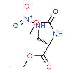 ChemSpider 2D Image | Ethyl N-(methoxycarbonyl)-3-(nitroamino)-L-alaninate | C7H13N3O6