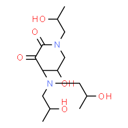 ChemSpider 2D Image | N,N,N',N'-Tetrakis(2-hydroxypropyl)ethanediamide | C14H28N2O6