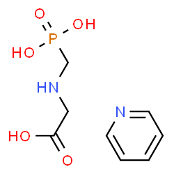 ChemSpider 2D Image | N-(Phosphonomethyl)glycine - pyridine (1:1) | C8H13N2O5P