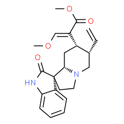 ChemSpider 2D Image | Methyl (16E)-17-methoxy-2-oxocorynoxa-16,18-dien-16-carboxylate | C22H26N2O4