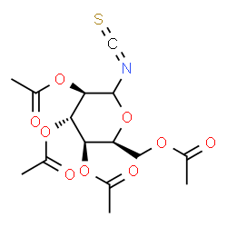 ChemSpider 2D Image | 2,3,4,6-Tetra-O-acetyl-N-(thioxomethylene)-L-idopyranosylamine | C15H19NO9S