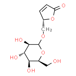 ChemSpider 2D Image | [(2S)-5-Oxo-2,5-dihydro-2-furanyl]methyl L-idopyranoside | C11H16O8