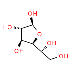 ChemSpider 2D Image | beta-L-Glucofuranose | C6H12O6