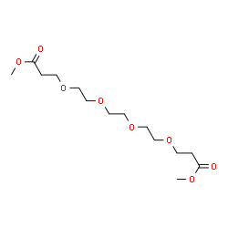 ChemSpider 2D Image | Dimethyl 4,7,10,13-tetraoxahexadecane-1,16-dioate | C14H26O8