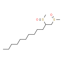 ChemSpider 2D Image | 1,2-Bis(methylsulfinyl)dodecane | C14H30O2S2