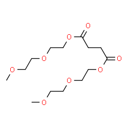 ChemSpider 2D Image | Bis[2-(2-methoxyethoxy)ethyl] succinate | C14H26O8