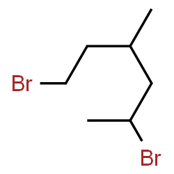 ChemSpider 2D Image | 1,5-Dibromo-3-methylhexane | C7H14Br2