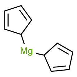 ChemSpider 2D Image | Di-2,4-cyclopentadien-1-ylmagnesium | C10H10Mg