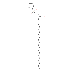 ChemSpider 2D Image | 2-Hydroxy-3-(octadecyloxy)propyl benzenesulfonate | C27H48O5S