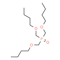 ChemSpider 2D Image | Tris(butoxymethyl)phosphine oxide | C15H33O4P
