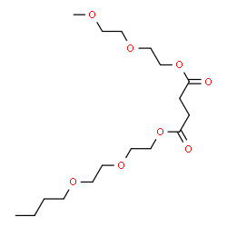 ChemSpider 2D Image | 2-(2-Butoxyethoxy)ethyl 2-(2-methoxyethoxy)ethyl succinate | C17H32O8