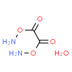 ChemSpider 2D Image | 1,2-Bis(aminooxy)-1,2-ethanedione hydrate (1:1) | C2H6N2O5