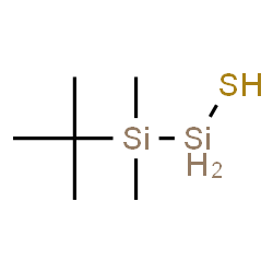 ChemSpider 2D Image | 2,2-Dimethyl-2-(2-methyl-2-propanyl)disilanethiol | C6H18SSi2