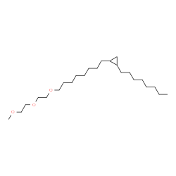 ChemSpider 2D Image | 1-{8-[2-(2-Methoxyethoxy)ethoxy]octyl}-2-octylcyclopropane | C24H48O3
