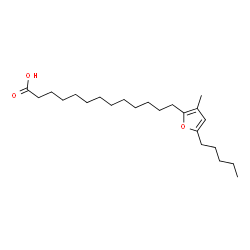ChemSpider 2D Image | 3-Methyl-5-pentyl-2-furantridecanoic Acid | C23H40O3