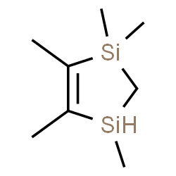 ChemSpider 2D Image | 1,1,3,4,5-Pentamethyl-2,3-dihydro-1H-1,3-disilole | C8H18Si2