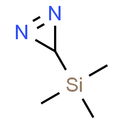 ChemSpider 2D Image | 3-(Trimethylsilyl)-3H-diazirene | C4H10N2Si