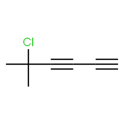 ChemSpider 2D Image | 5-Chloro-5-methyl-1,3-hexadiyne | C7H7Cl