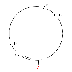 ChemSpider 2D Image | (3Z)-Oxacyclopentacos-3-en-2-one | C24H44O2