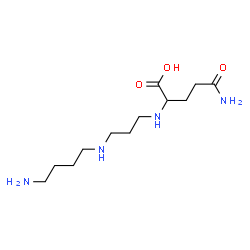 ChemSpider 2D Image | N~2~-{3-[(4-Aminobutyl)amino]propyl}glutamine | C12H26N4O3