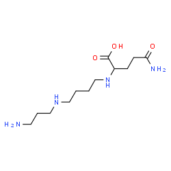 ChemSpider 2D Image | N~2~-{4-[(3-Aminopropyl)amino]butyl}glutamine | C12H26N4O3