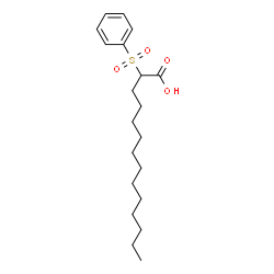 ChemSpider 2D Image | 2-(Phenylsulfonyl)tetradecanoic acid | C20H32O4S
