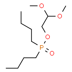 ChemSpider 2D Image | 2,2-Dimethoxyethyl dibutylphosphinate | C12H27O4P