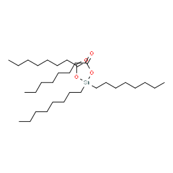 ChemSpider 2D Image | Bis(octanoyloxy)(dioctyl)stannane | C32H64O4Sn