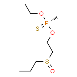 ChemSpider 2D Image | O-Ethyl O-[2-(propylsulfinyl)ethyl] (S)-methylphosphonothioate | C8H19O3PS2