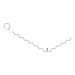 ChemSpider 2D Image | 2-[(15-Methylpentacosyl)oxy]tetrahydro-2H-pyran | C31H62O2