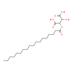 ChemSpider 2D Image | 2-Hydroxy-3-(stearoyloxy)succinic acid | C22H40O7