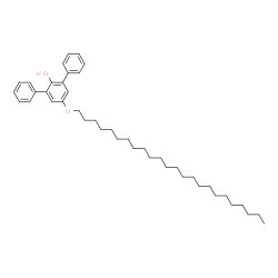 ChemSpider 2D Image | 5'-(Tetracosyloxy)-1,1':3',1''-terphenyl-2'-ol | C42H62O2