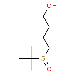 ChemSpider 2D Image | 4-[(2-Methyl-2-propanyl)sulfinyl]-1-butanol | C8H18O2S