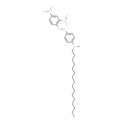 ChemSpider 2D Image | 4-[(E)-(2,4-Dinitrophenyl)diazenyl]-N-hexadecyl-N-methylaniline | C29H43N5O4