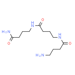 ChemSpider 2D Image | 4-Amino-N-{4-[(4-amino-4-oxobutyl)amino]-4-oxobutyl}butanamide | C12H24N4O3