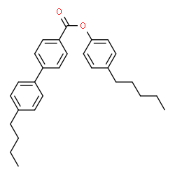 ChemSpider 2D Image | 4-Pentylphenyl 4'-butyl-4-biphenylcarboxylate | C28H32O2